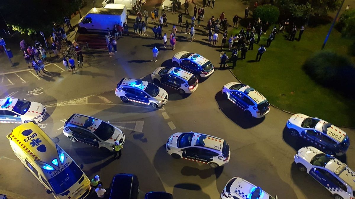 Dispositiu policial arran de l'acció d'una patrulla veïnal a Premià