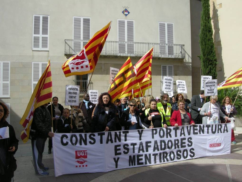 port aventura manifestacio 01-04-2014