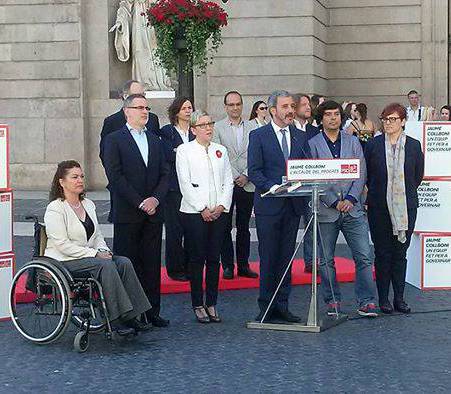 Pilar Díaz amb Jaume Collboni