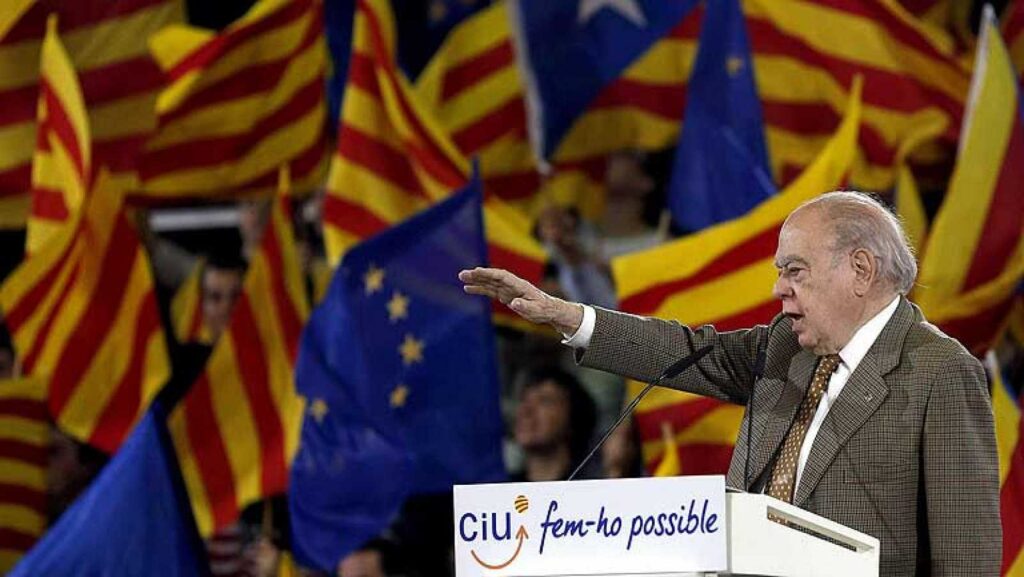 Jordi Pujol en un acte electoral el 2012