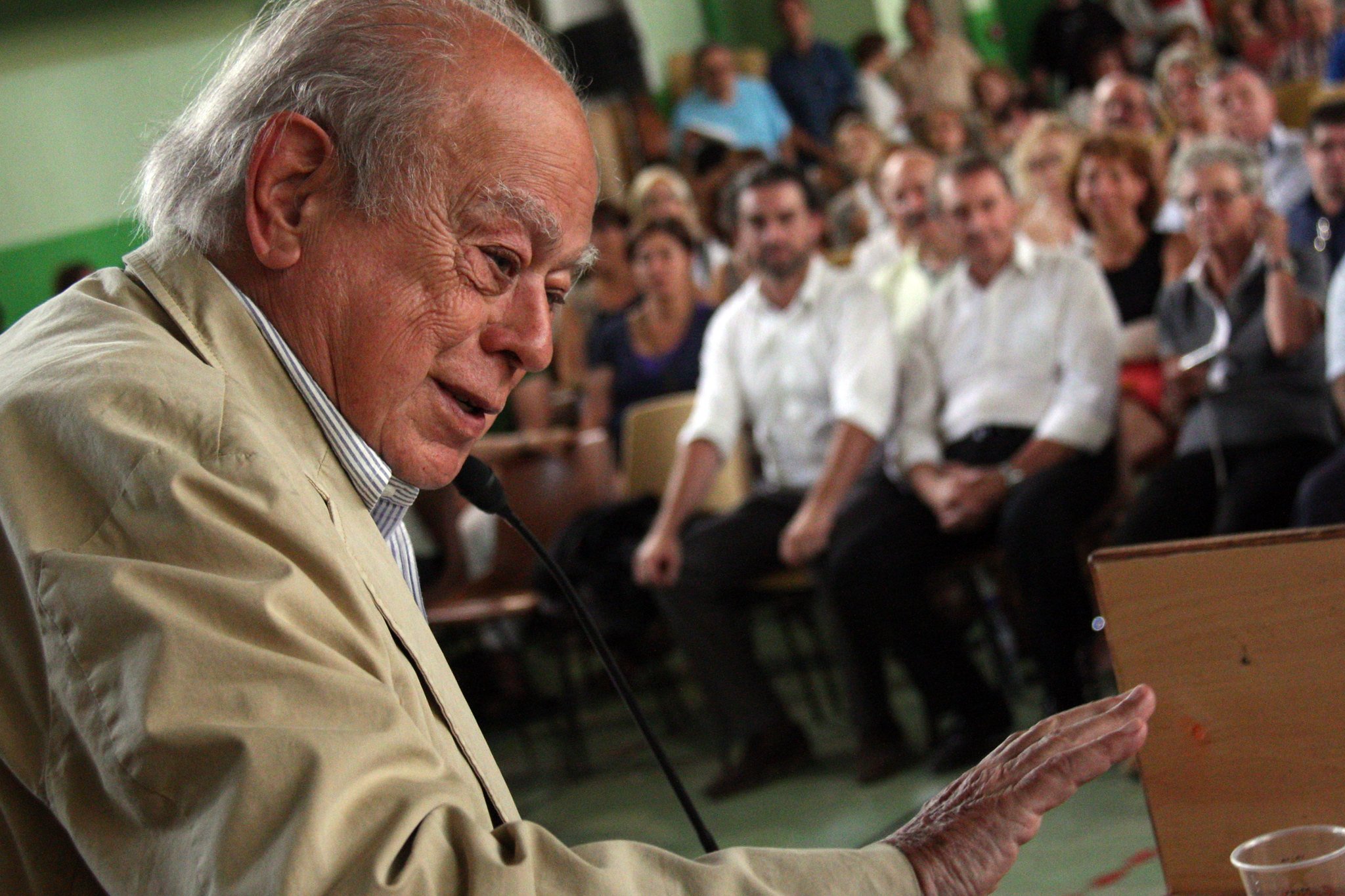 Jordi Pujol, durant un acte de Convergència