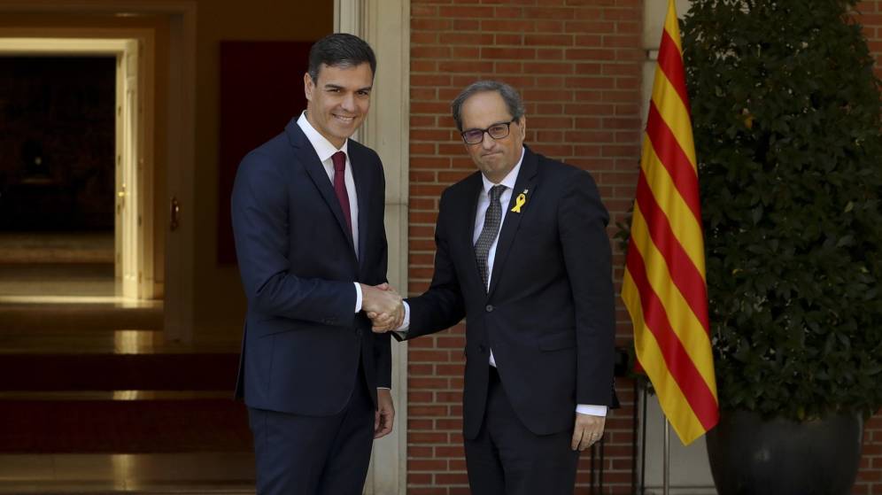 Sánchez y Torra, a La Moncloa