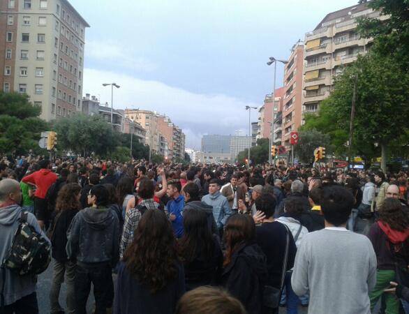 Concentració davant Can Vies