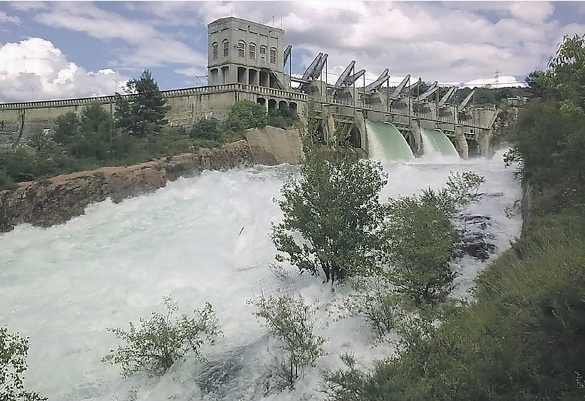 Endesa explota en Cataluña ocho embalses, como este de Talarn, que ya tienen la concesión caducada.