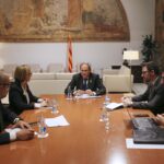 Quim Torra, reunido con sus consejeros