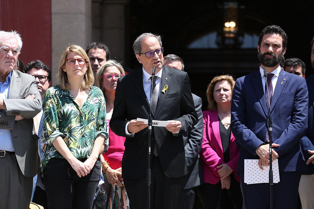 Quim Torra y Roger Torrent