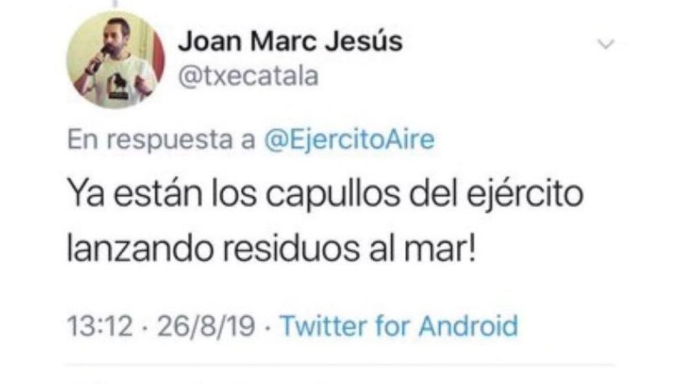 Twitter de Joan Marc Jesús