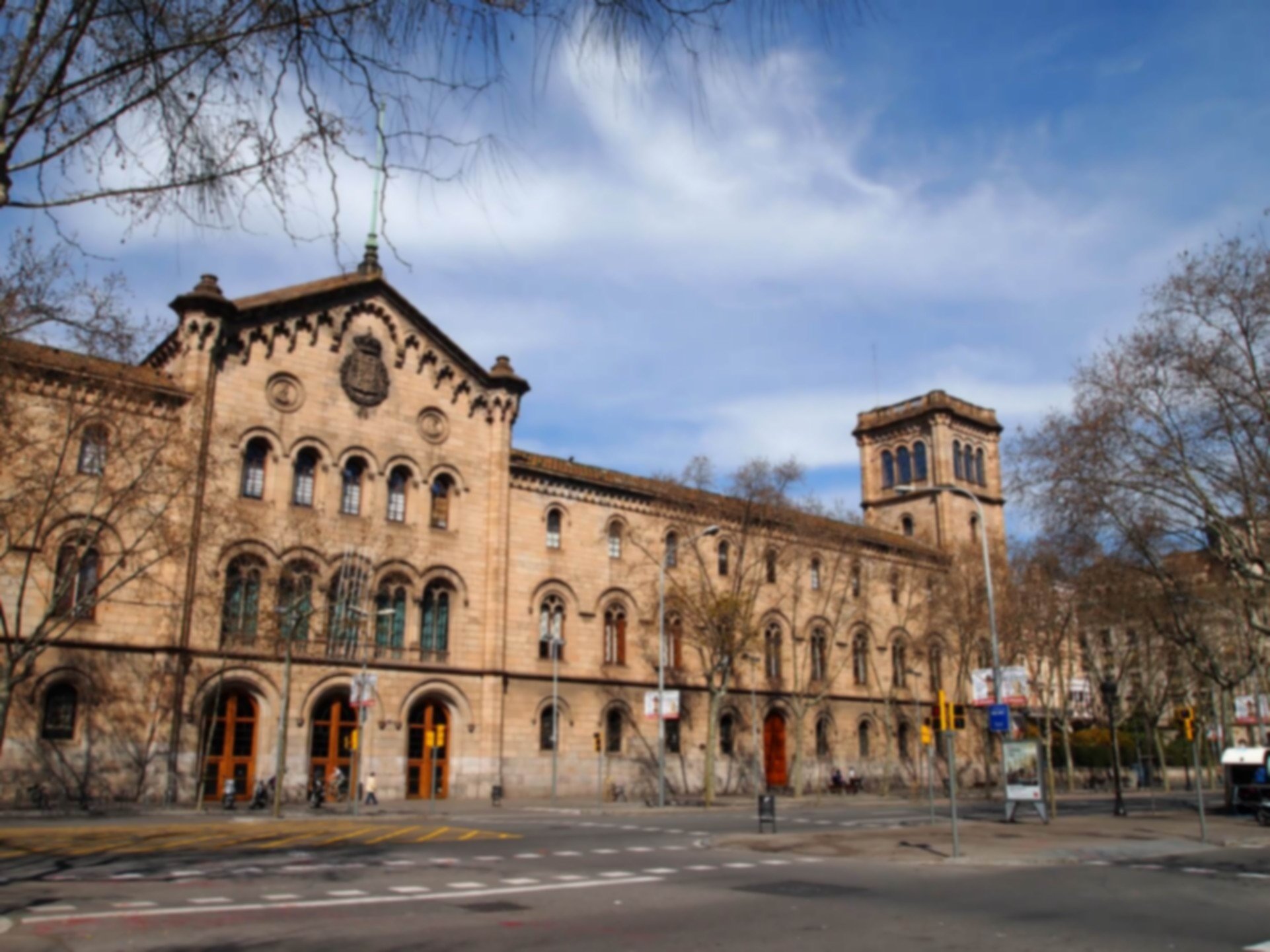 Entrada principal de la Universitat de Barcelona