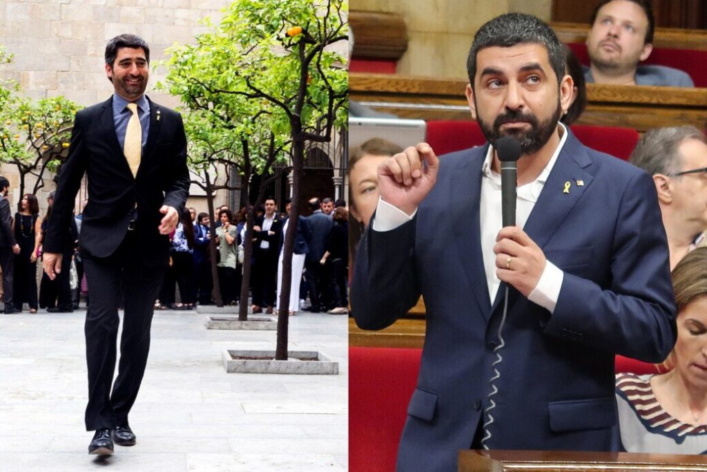 Los consejeros Jordi Puigneró y Chakir el Homrani