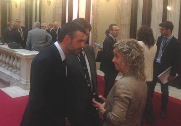 El conseller Vla i el seu seguici