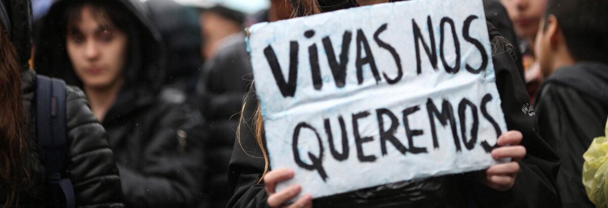 Manifestación contra la violencia de género