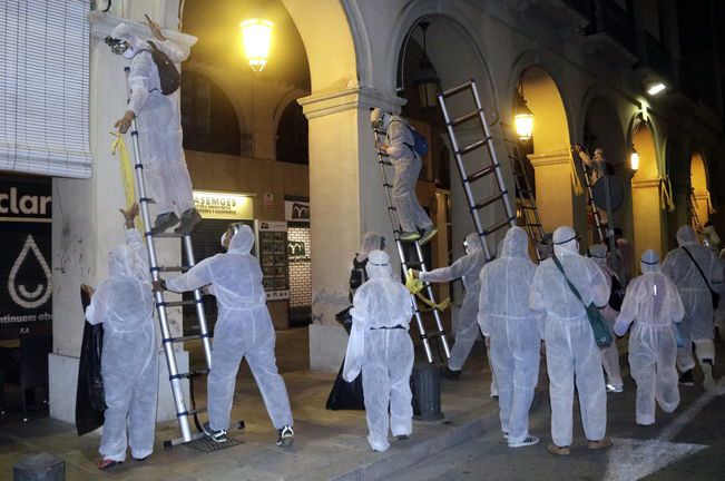 Retirada de lazos amarillos