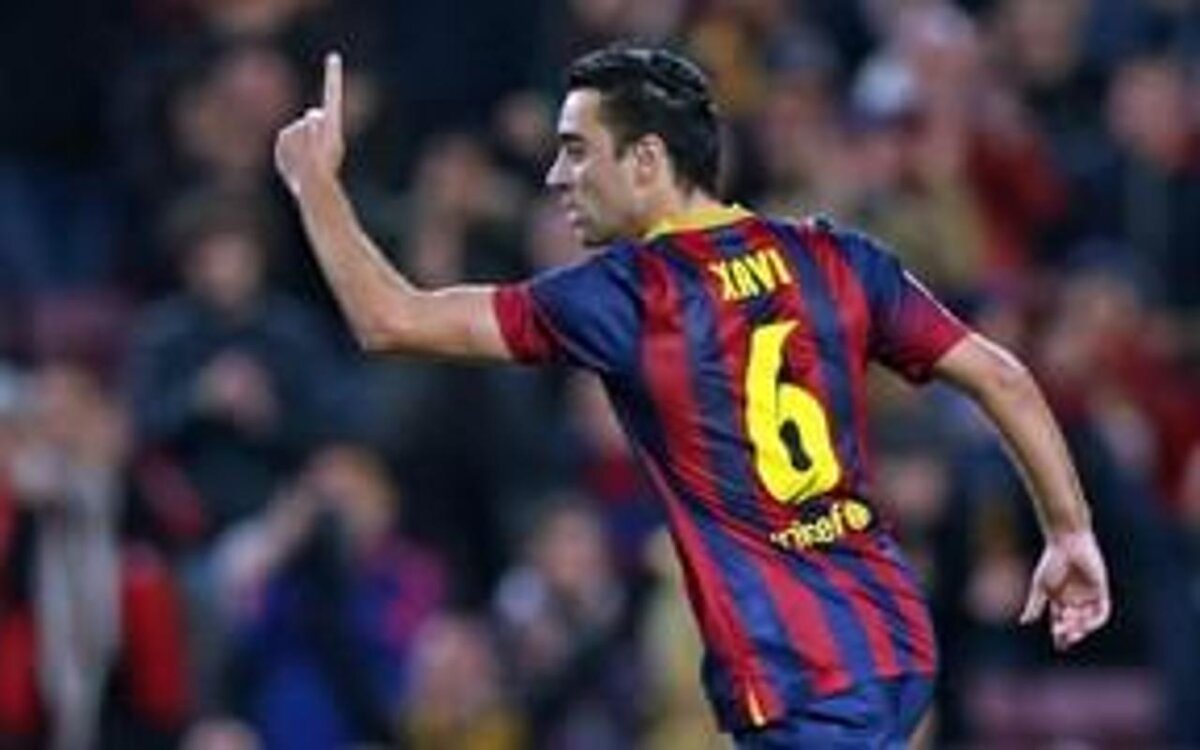 Xavi, cuando era futbolista del Barça