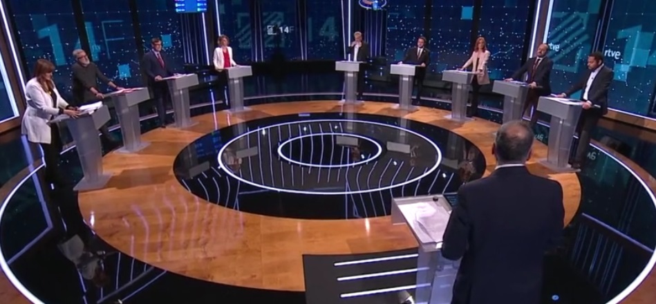 Debate de candidatos en RTVE