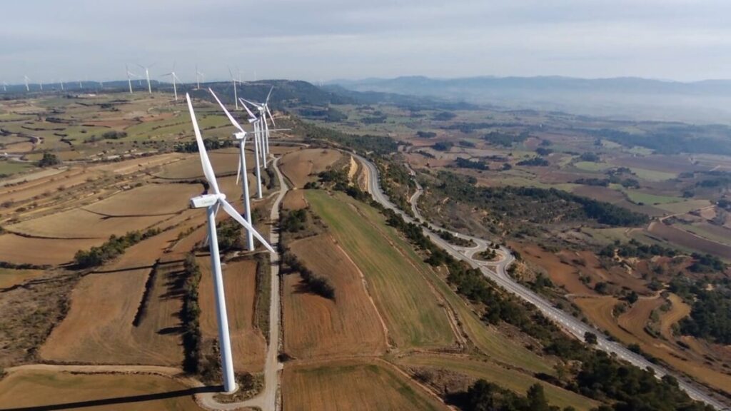 Parc eòlic a la Conca de Barberà