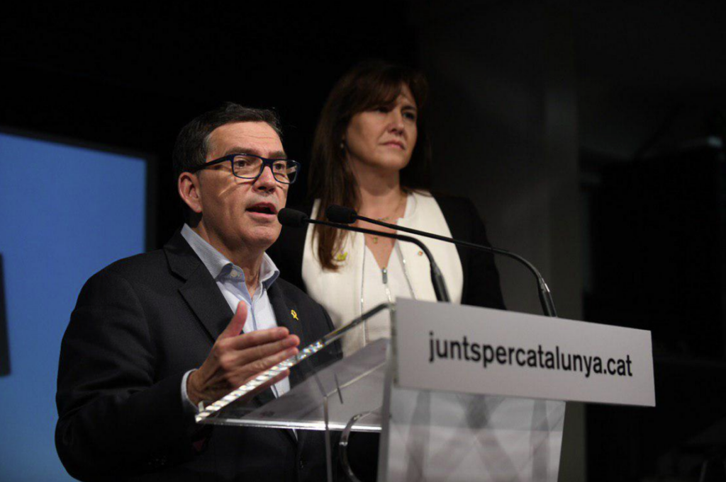 Jaume Alonso-Cuevillas y Laura Borràs