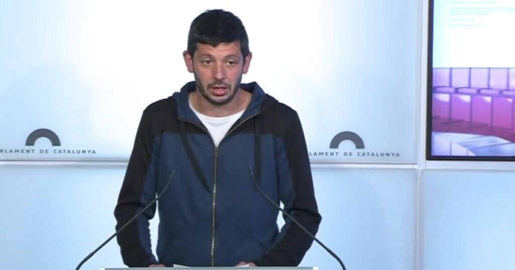 El diputat de la CUP Xavi Pellicer