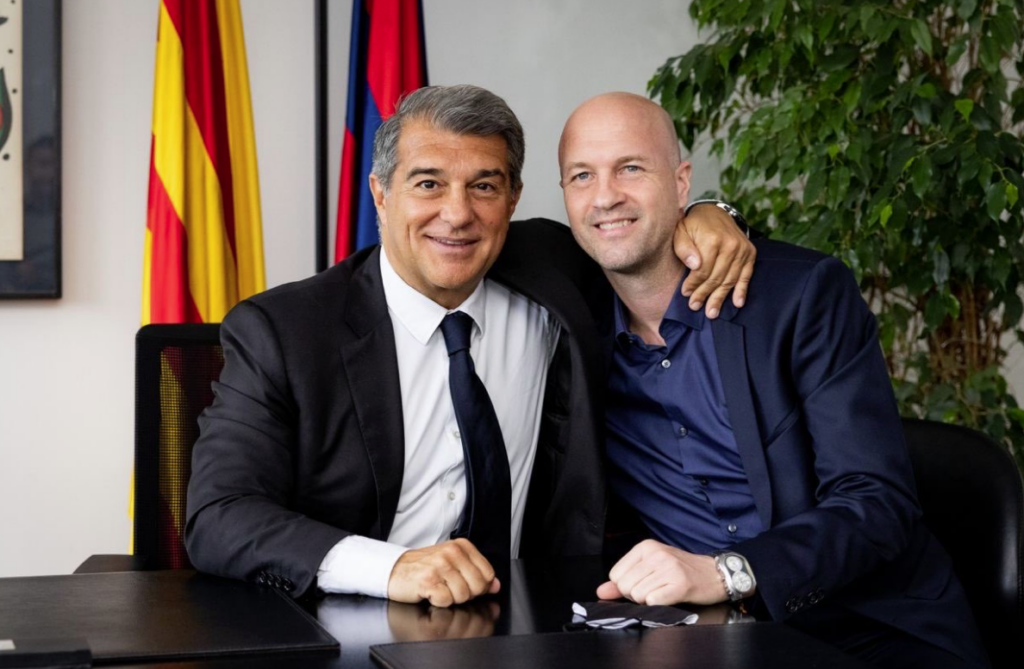 Joan Laporta i Jordi Cruyff