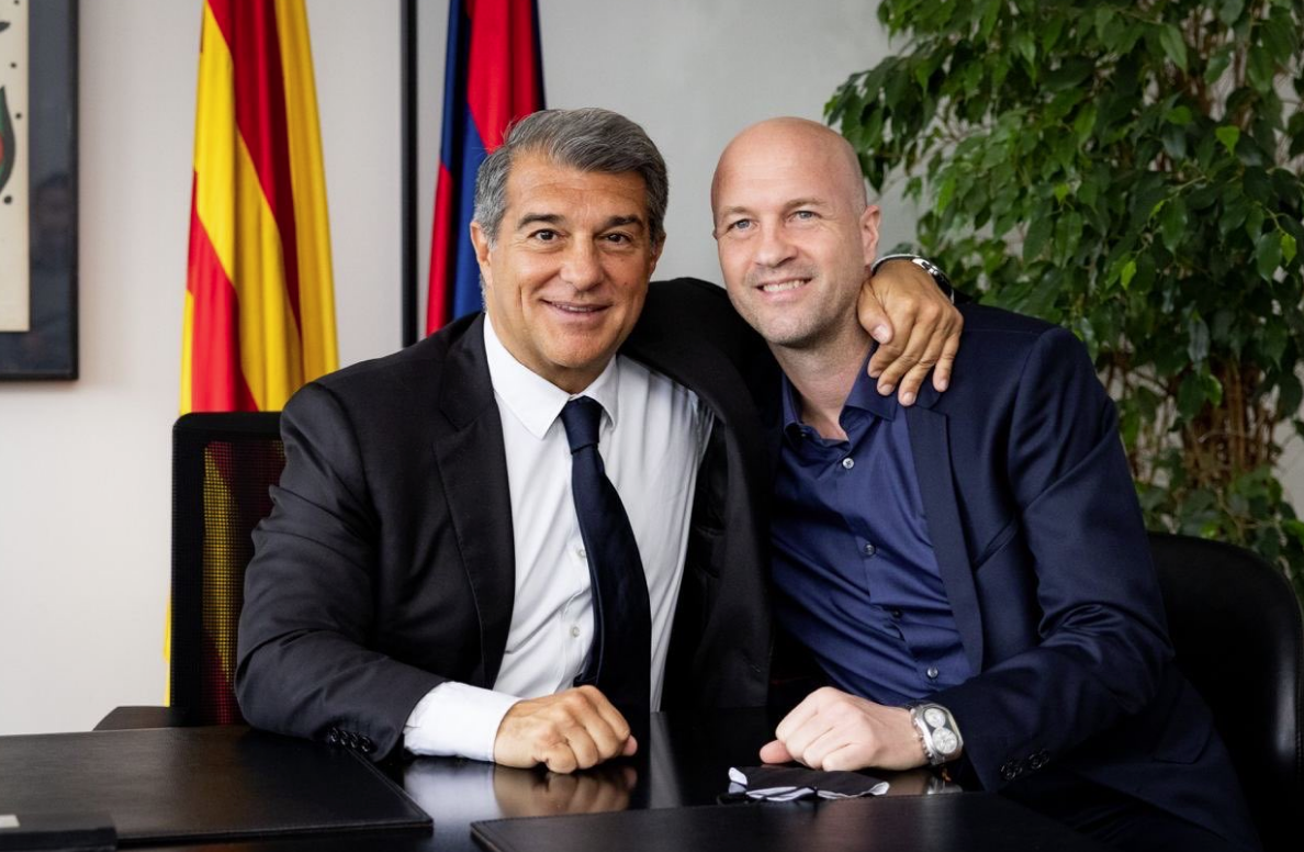 Joan Laporta y Jordi Cruyff