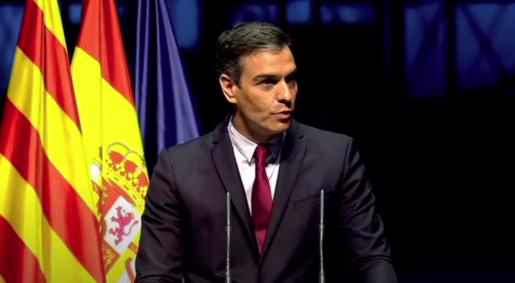 Intervenció del president del govern d'Espanya, Pedro Sánchez, al Liceu