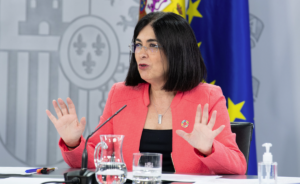 La ministra de Sanidad, Carolina Darias
