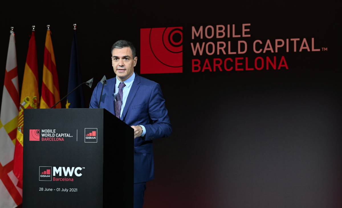 Pedro Sánchez, al MWC