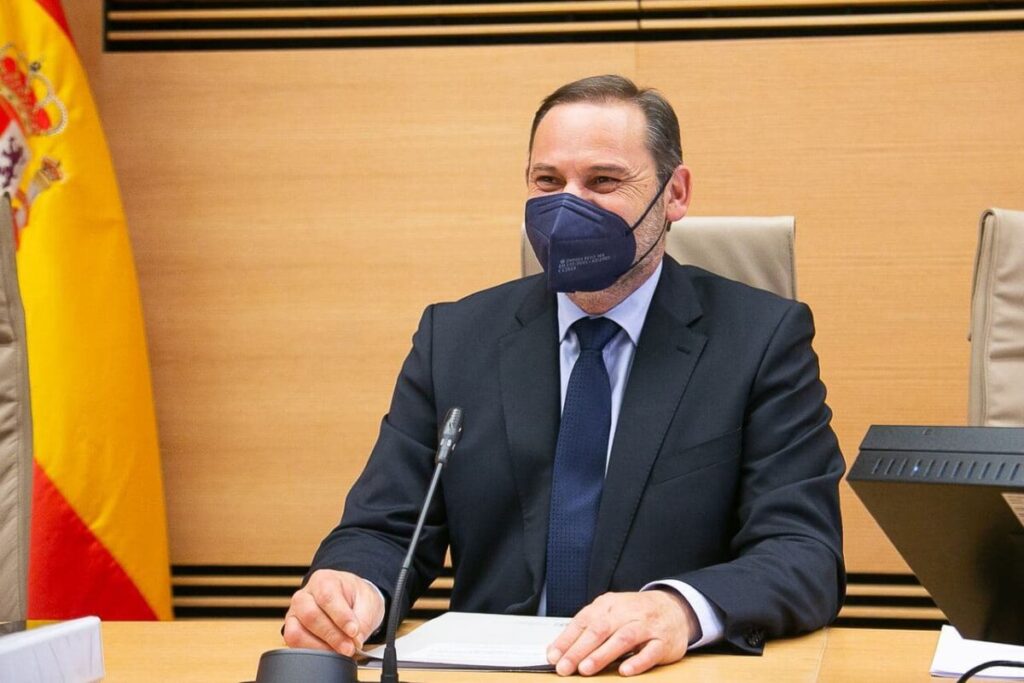 El ministro de Transportes, Movilidad y Agenda Urbana, José Luis Ábalos