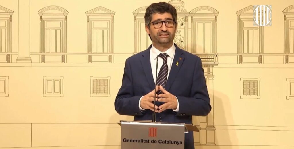 El vicepresidente de la Generalitat, Jordi Puigneró