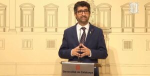 El vicepresidente de la Generalitat, Jordi Puigneró