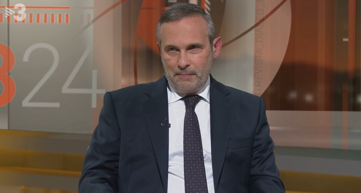 El historiador Josep Lluís Alay en una entrevista en TV3
