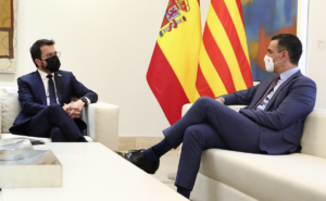 Pedro Sánchez i Pere Aragonès