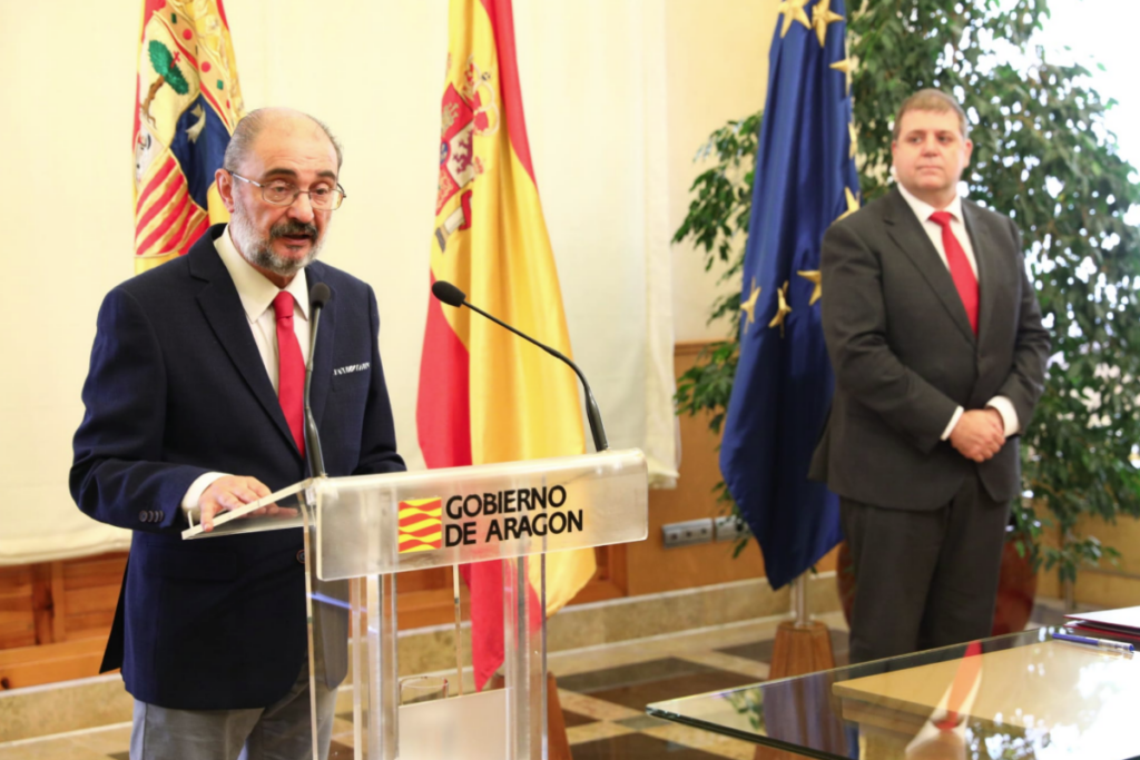 El president de l'Aragó, Javier Lambán