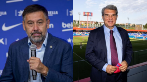 Josep Maria Bartomeu i Joan Laporta