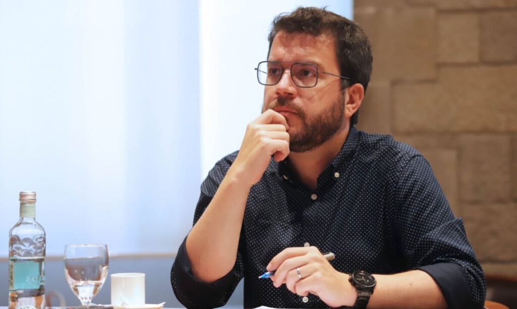 El president de la Generalitat, Pere Aragonès