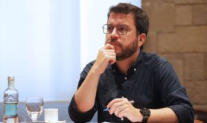 El president de la Generalitat, Pere Aragonès