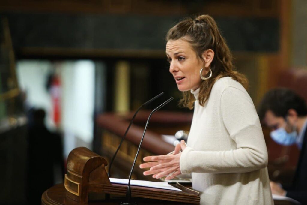 La portaveu de la CUP al Congrés dels Diputats, Mireia Vehí