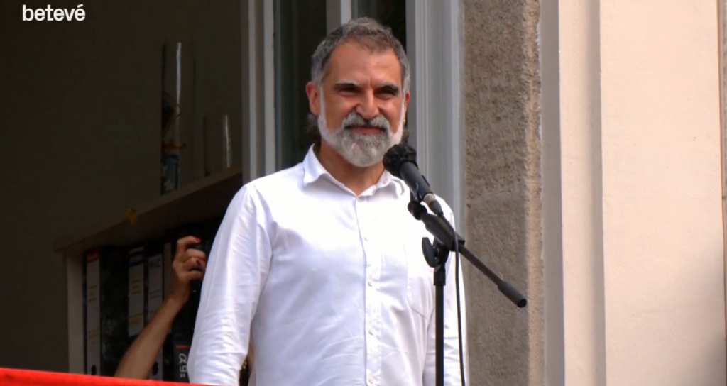 El presidente de Òmnium Cultural, Jordi Cuixart