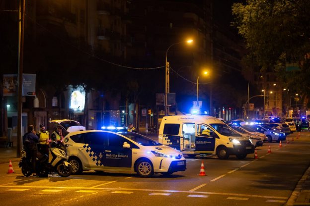 Efectivos de la Guardia Urbana