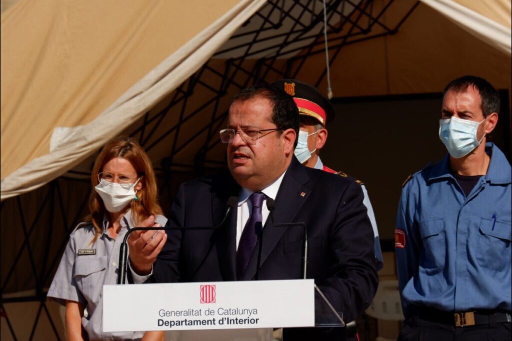 El conseller d'Interior, Joan Ignasi Elena