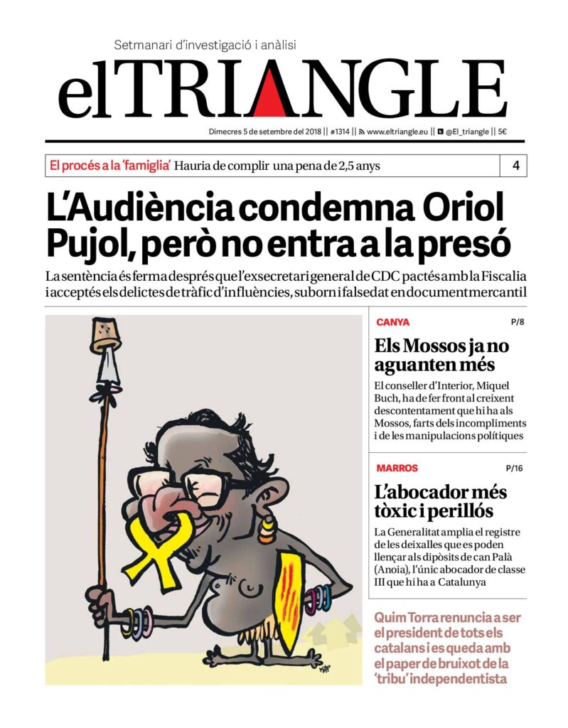 L’Audiència condemna Oriol Pujol, però no entra a la presó