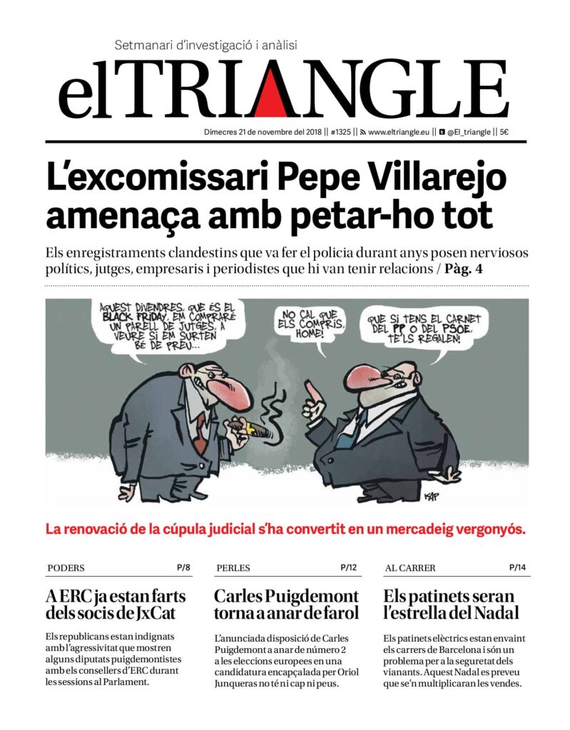 L’excomissari Pepe Villarejo amenaça amb petar-ho tot