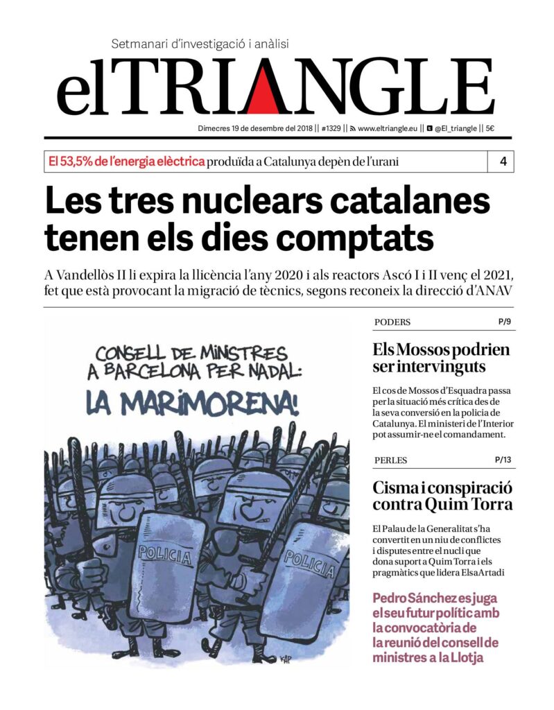 Les tres nuclears catalanes tenen els dies comptats