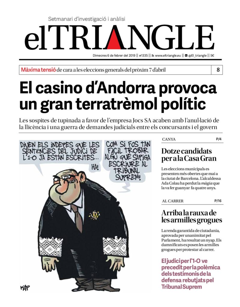El casino d’Andorra provoca un gran terratrèmol polític