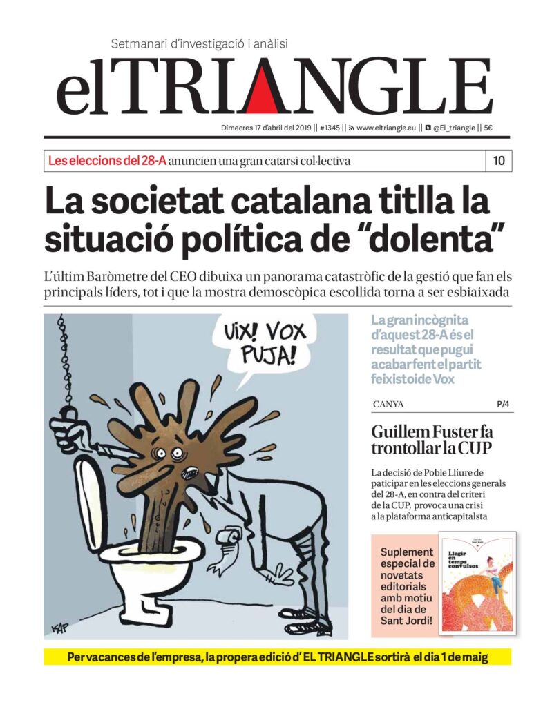 La societat catalana titlla la situació política de “dolenta”