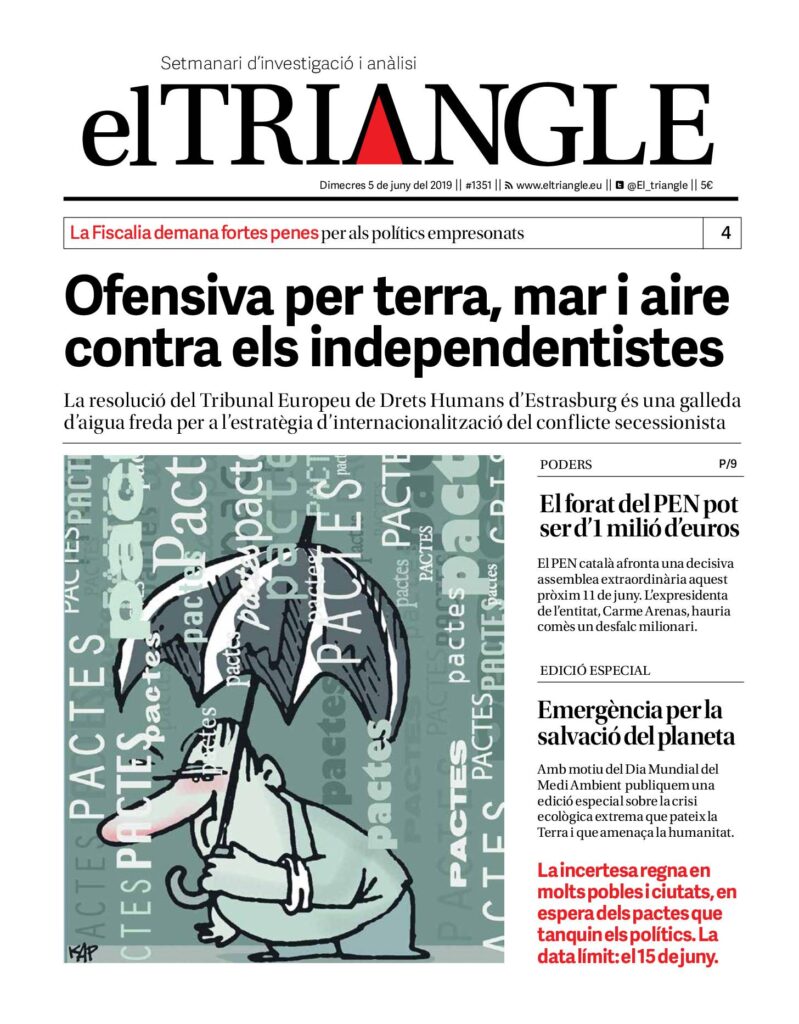 Ofensiva per terra, mar i aire contra els independentistes