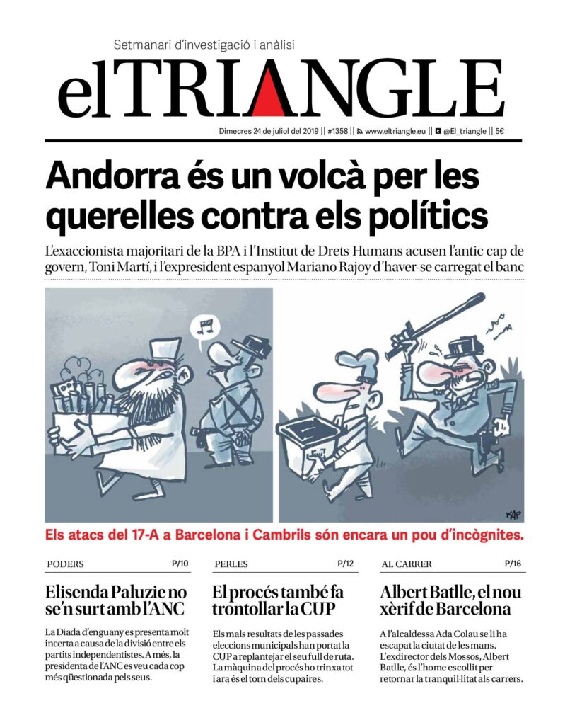 Andorra és un volcà per les querelles contra els polítics