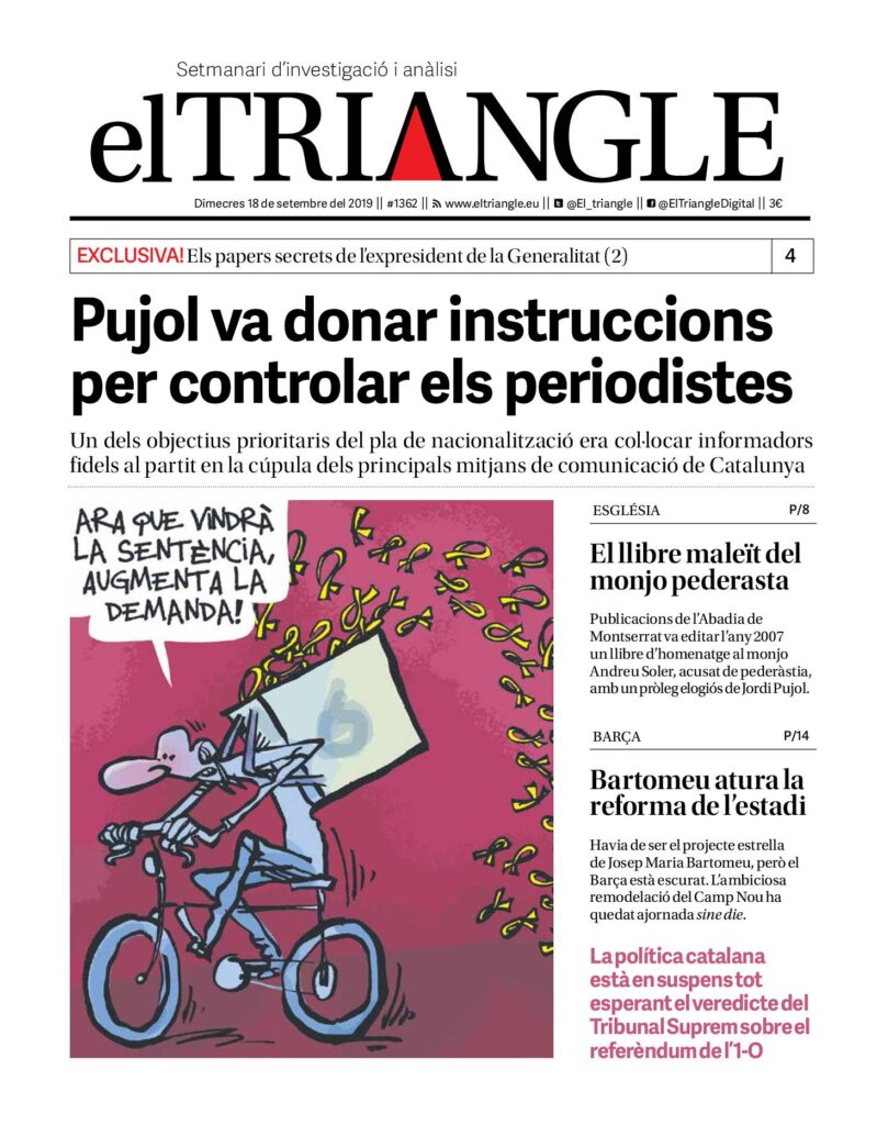 Pujol va donar instruccions per controlar els periodistes