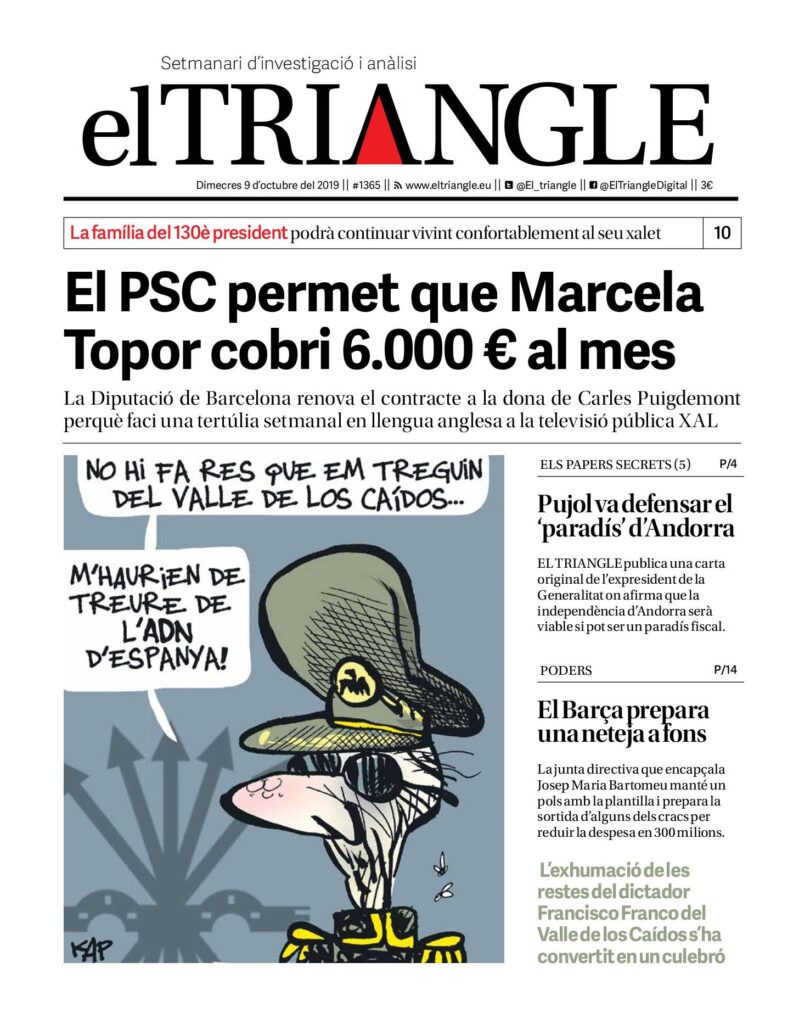El PSC permet que Marcela Topor cobri 6.000 € al mes
