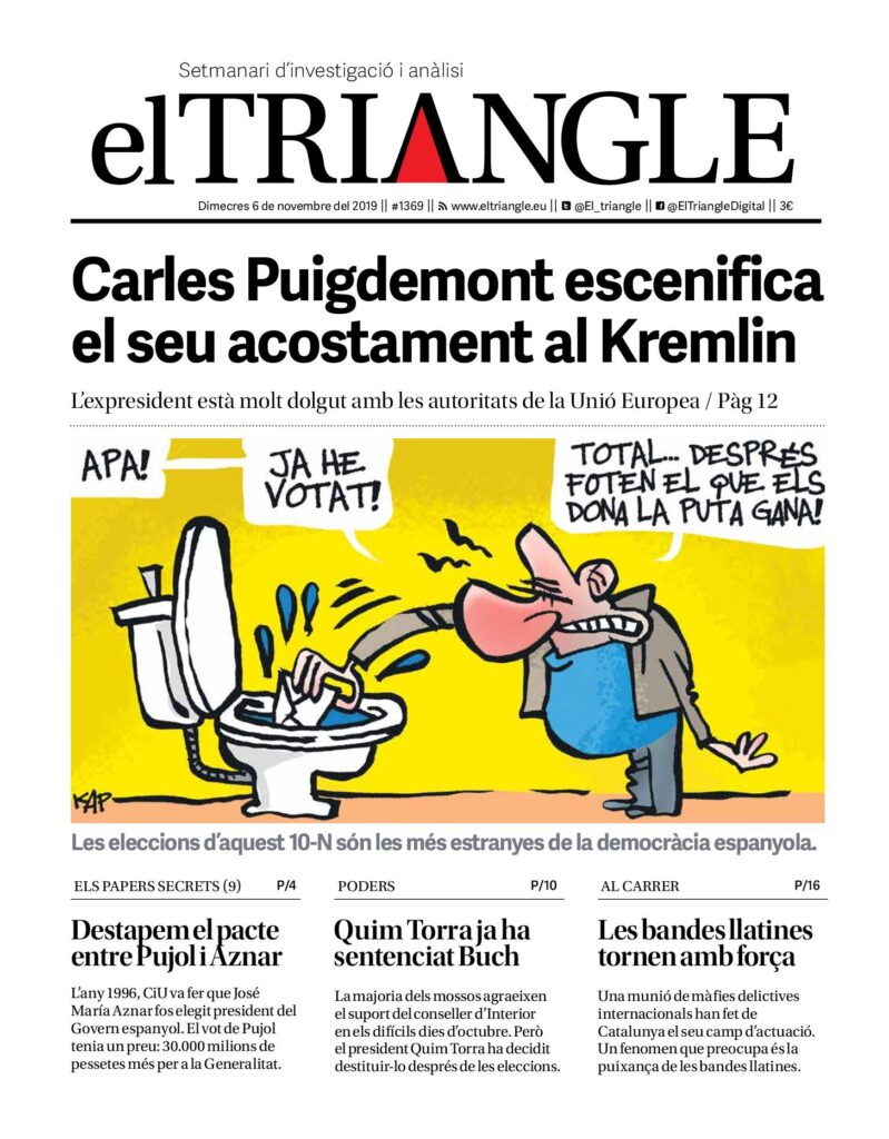 Carles Puigdemont escenifica el seu acostament al Kremlin