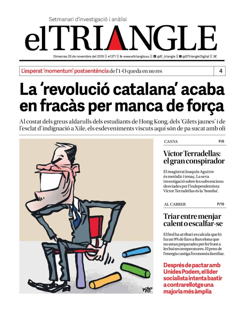 La ‘revolució catalana’ acaba en fracàs per manca de força